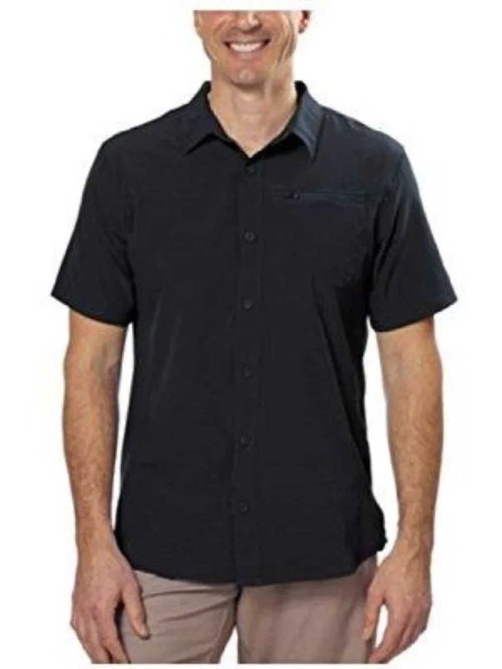 Gerry Mens Hiking Climbing Short Sleeve Moisture Wicking Renegade Field Shirt
